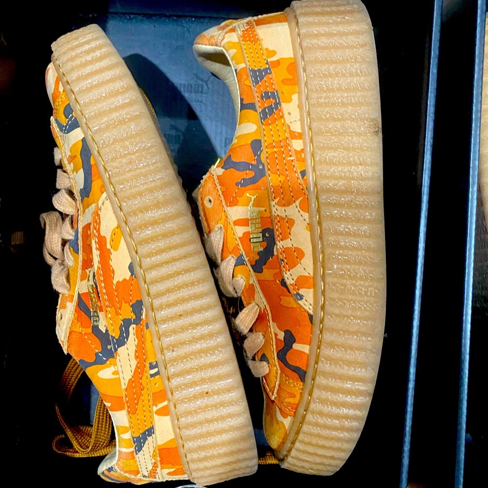 Army print Puma creeper